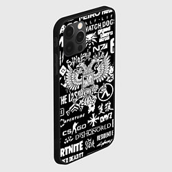 Чехол для iPhone 12 Pro Киберсорт Россия герб, цвет: 3D-черный — фото 2