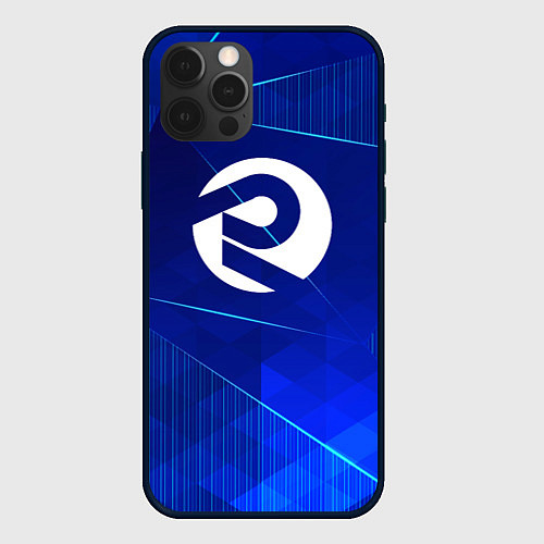 Чехол iPhone 12 Pro ARC Raiders blue poly / 3D-Черный – фото 1