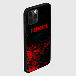 Чехол для iPhone 12 Pro Biohazard брызги красок, цвет: 3D-черный — фото 2