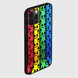 Чехол для iPhone 12 Pro Marshmello neon music dj, цвет: 3D-черный — фото 2