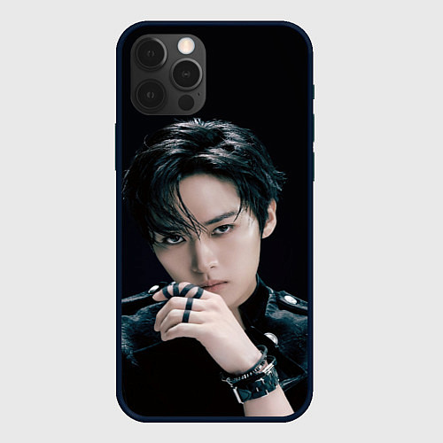 Чехол iPhone 12 Pro Stray Kids Lee Know Giant concept / 3D-Черный – фото 1