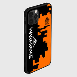 Чехол для iPhone 12 Pro Warframe текстура, цвет: 3D-черный — фото 2