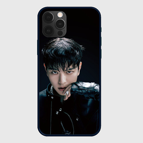 Чехол iPhone 12 Pro Stray Kids Seungmin Giant concept / 3D-Черный – фото 1