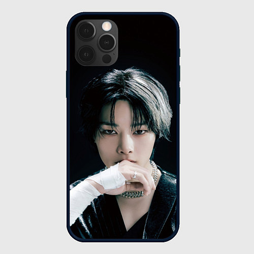 Чехол iPhone 12 Pro Stray Kids I N Giant concept / 3D-Черный – фото 1