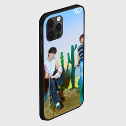 Чехол для iPhone 12 Pro ATE Stray Kids Bang Chan I N Lee Know Changbin, цвет: 3D-черный — фото 2