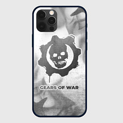 Чехол iPhone 12 Pro Gears of War - white gradient