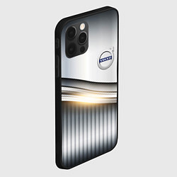 Чехол для iPhone 12 Pro Volvo metalic car, цвет: 3D-черный — фото 2