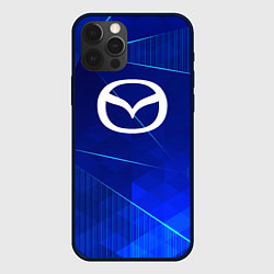 Чехол iPhone 12 Pro Mazda blue poly