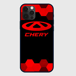 Чехол iPhone 12 Pro Chery - red gradient