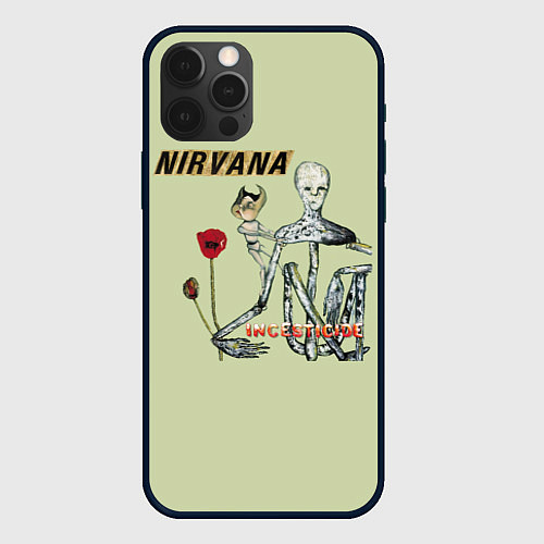 Чехол iPhone 12 Pro Nirvana incesticide / 3D-Черный – фото 1