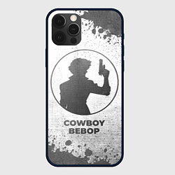 Чехол iPhone 12 Pro Cowboy Bebop - white gradient