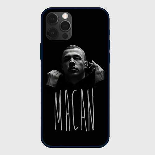 Чехол iPhone 12 Pro Rap - Macan / 3D-Черный – фото 1