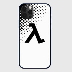 Чехол iPhone 12 Pro Half-life pattern black