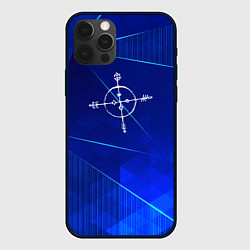 Чехол iPhone 12 Pro Megadeth blue poly