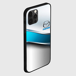 Чехол для iPhone 12 Pro Mazda geometry auto, цвет: 3D-черный — фото 2