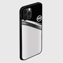 Чехол для iPhone 12 Pro Nissan logo auto, цвет: 3D-черный — фото 2