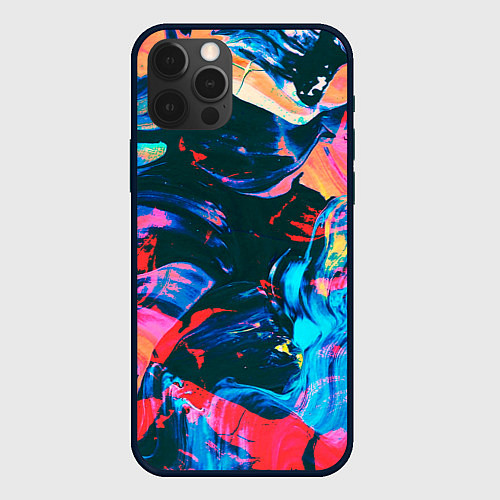 Чехол iPhone 12 Pro Colors / 3D-Черный – фото 1