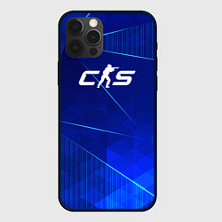 Чехол iPhone 12 Pro Counter-Strike 2 blue poly