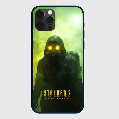 Чехол iPhone 12 Pro Stalker 2 ядовитый дым / 3D-Черный – фото 1