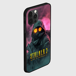 Чехол для iPhone 12 Pro Stalker 2 радиоактивный дым, цвет: 3D-черный — фото 2