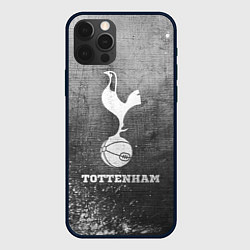 Чехол для iPhone 12 Pro Tottenham - grey gradient, цвет: 3D-черный