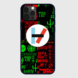 Чехол iPhone 12 Pro Twenty one pilots music steel