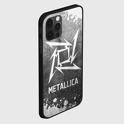 Чехол для iPhone 12 Pro Metallica - grey gradient, цвет: 3D-черный — фото 2