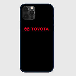 Чехол iPhone 12 Pro Toyota red logo auto