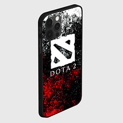 Чехол для iPhone 12 Pro Dota2 брызги красок, цвет: 3D-черный — фото 2