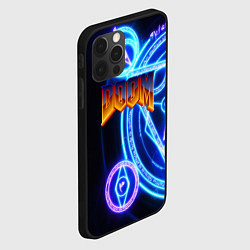 Чехол для iPhone 12 Pro Doom мистические символы, цвет: 3D-черный — фото 2