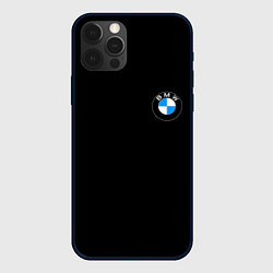 Чехол для iPhone 12 Pro BMW auto logo, цвет: 3D-черный