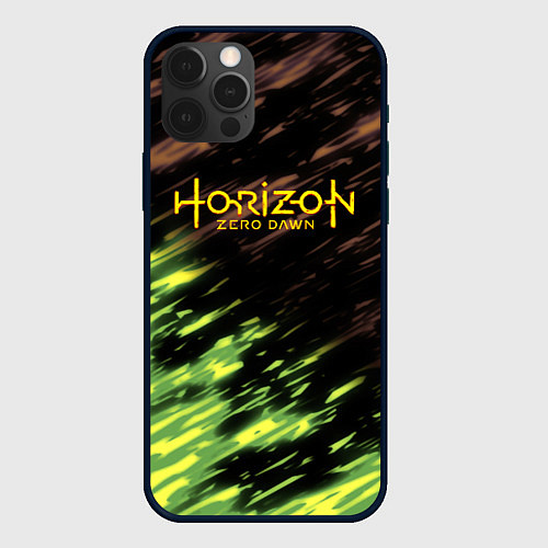 Чехол iPhone 12 Pro Horizon: Zero Dawn краски / 3D-Черный – фото 1