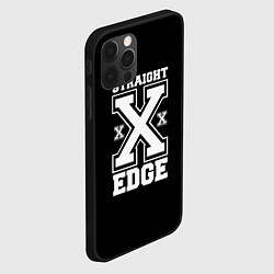 Чехол для iPhone 12 Pro Straight edge SXE, цвет: 3D-черный — фото 2