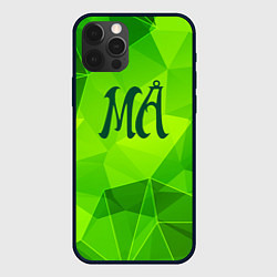 Чехол iPhone 12 Pro Maneskin green poly