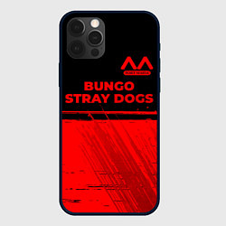 Чехол iPhone 12 Pro Bungo Stray Dogs - red gradient посередине