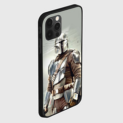 Чехол для iPhone 12 Pro The Mandalorian - Din Djarin, цвет: 3D-черный — фото 2