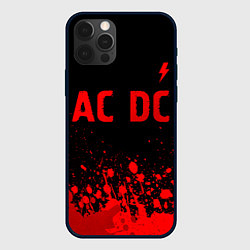 Чехол iPhone 12 Pro AC DC - red gradient посередине