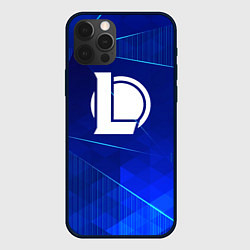 Чехол iPhone 12 Pro League of Legends blue poly