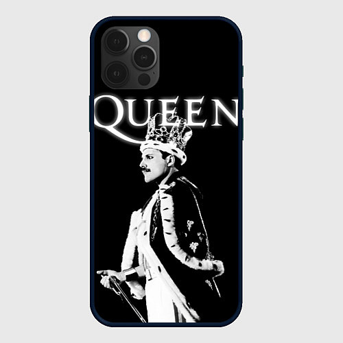 Чехол iPhone 12 Pro Queen Freddie Mercury король / 3D-Черный – фото 1