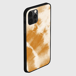 Чехол для iPhone 12 Pro Коричневый тай дай, цвет: 3D-черный — фото 2