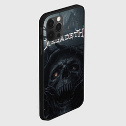 Чехол для iPhone 12 Pro Megadeth череп под деревом, цвет: 3D-черный — фото 2
