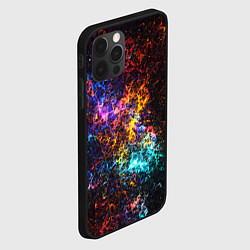 Чехол для iPhone 12 Pro Космические краски текстура, цвет: 3D-черный — фото 2