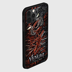 Чехол для iPhone 12 Pro Venom vs Carnage, цвет: 3D-черный — фото 2