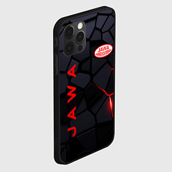 Чехол для iPhone 12 Pro Jawa - плиты с эффектом свечения, цвет: 3D-черный — фото 2