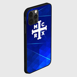 Чехол для iPhone 12 Pro My Chemical Romance blue poly, цвет: 3D-черный — фото 2