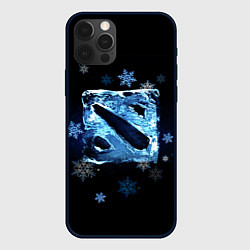 Чехол для iPhone 12 Pro Dota 2 - ice, цвет: 3D-черный