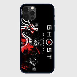 Чехол iPhone 12 Pro Ghost of Tsushima - snowflakesv