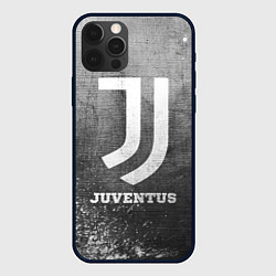 Чехол для iPhone 12 Pro Juventus - grey gradient, цвет: 3D-черный