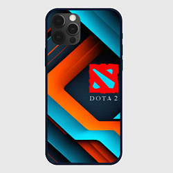 Чехол iPhone 12 Pro Dota 2 абстракция из линий