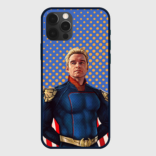 Чехол iPhone 12 Pro Хоумлендер задумчивый Пацаны / 3D-Черный – фото 1